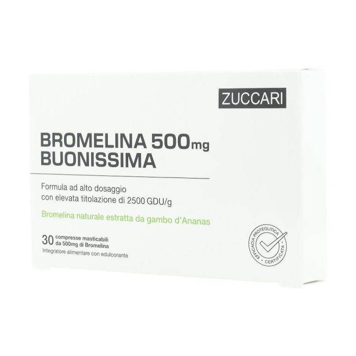 Bromelina Buonissima integratore alimentare 30 compresse ad alto dosaggio Bromelina Buonissima integratore alimentare 30 compresse ad alto dosaggio