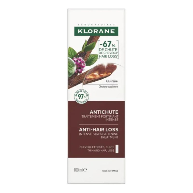 Klorane Chinina e Stella Alpina BIO - Trattamento Fortificante Intenso contro la Caduta dei Capelli 100 ml Klorane Chinina e Stella Alpina BIO - Trattamento Fortificante Intenso contro la Caduta dei Capelli 100 ml