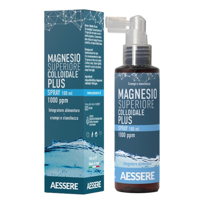 Magnesio Superiore coll spray 100 ml - integratore di magnesio in spray orale Magnesio Superiore coll spray 100 ml - integratore di magnesio in spray orale