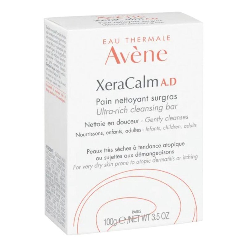 Avene Xeracalm Pane Surgras Detergente Viso e Corpo per Pelle Secca Atopica e Sensibile 100 g Avene Xeracalm Pane Surgras Detergente Viso e Corpo per Pelle Secca Atopica e Sensibile 100 g