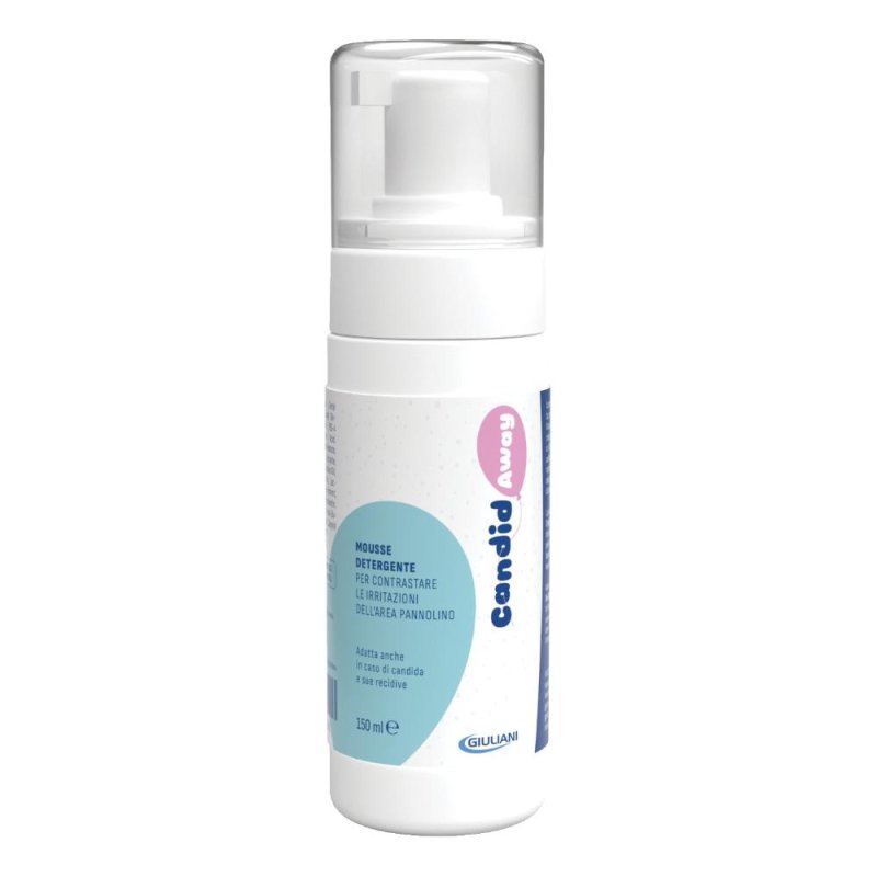CANDIDAWAY Mousse Detergente Intimo per Igiene Quotidiana e Prevenzione della Candida 150 ml