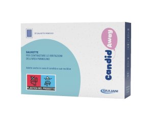 CandidaAway Salviette Detergenti Intime 10 Pezzi per Igiene Delicata e Protezione Quotidiana