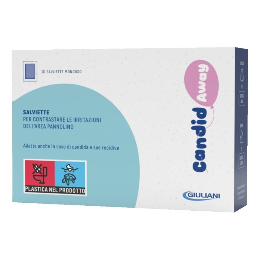 CandidaAway Salviette Detergenti Intime 10 Pezzi per Igiene Delicata e Protezione Quotidiana CandidaAway Salviette Detergenti Intime 10 Pezzi per Igiene Delicata e Protezione Quotidiana