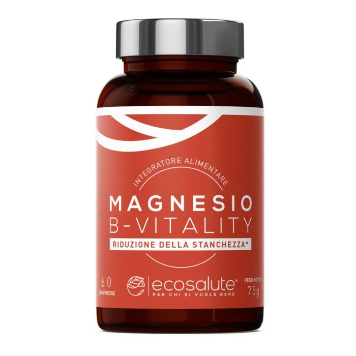Magnesio B Vitality Compresse 60 Compresse - integratore con vitamine e minerali per energia e benessere quotidiano Magnesio B Vitality Compresse 60 Compresse - integratore con vitamine e minerali per energia e benessere quotidiano
