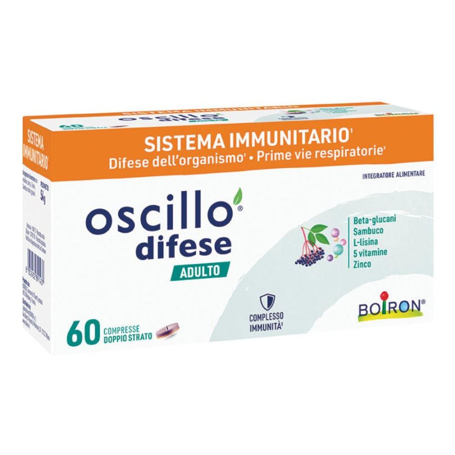 Boiron Oscillo Difese Adulto Integratore Sistema Immunitario 60 Compresse Boiron Oscillo Difese Adulto Integratore Sistema Immunitario 60 Compresse