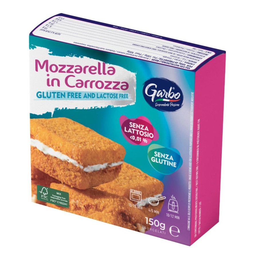 Mozzarella in carrozza surgelata - preparato alimentare pronto da cuocere Mozzarella in carrozza surgelata - preparato alimentare pronto da cuocere