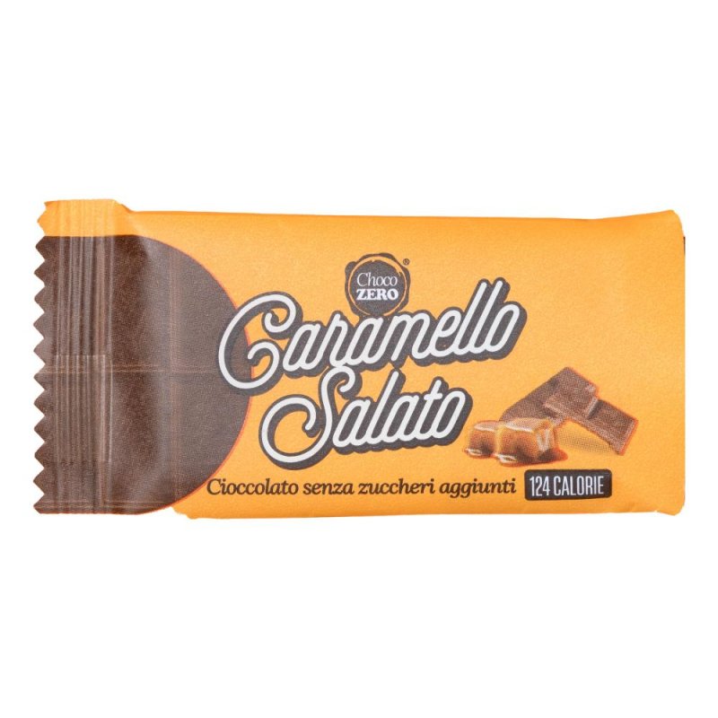 Choco Zero Tavoletta di Cioccolato al Caramello Salato Senza Zuccheri Aggiunti Choco Zero Tavoletta di Cioccolato al Caramello Salato Senza Zuccheri Aggiunti