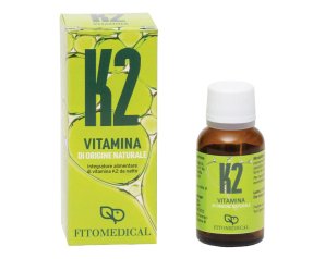 Vitamina K2 naturale 20 ml - integratore di vitamina K2 per ossa e apparato cardiovascolare