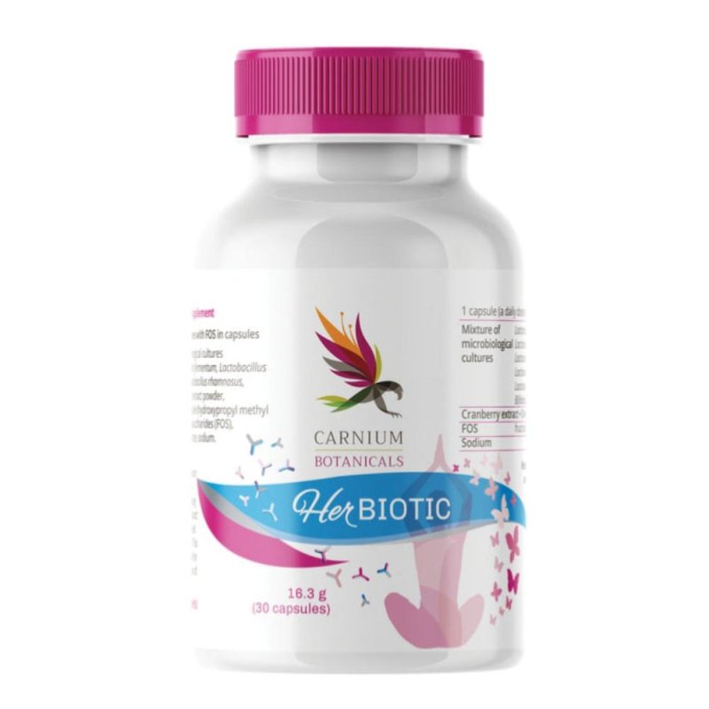 Carnium Her Biotic Integratore Probiotico Donna 30 Capsule per Benessere Intestinale e Flora Vaginale Carnium Her Biotic Integratore Probiotico Donna 30 Capsule per Benessere Intestinale e Flora Vaginale