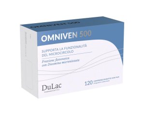 Omniven 500 120 compresse - integratore per microcircolo, vene e pesantezza delle gambe