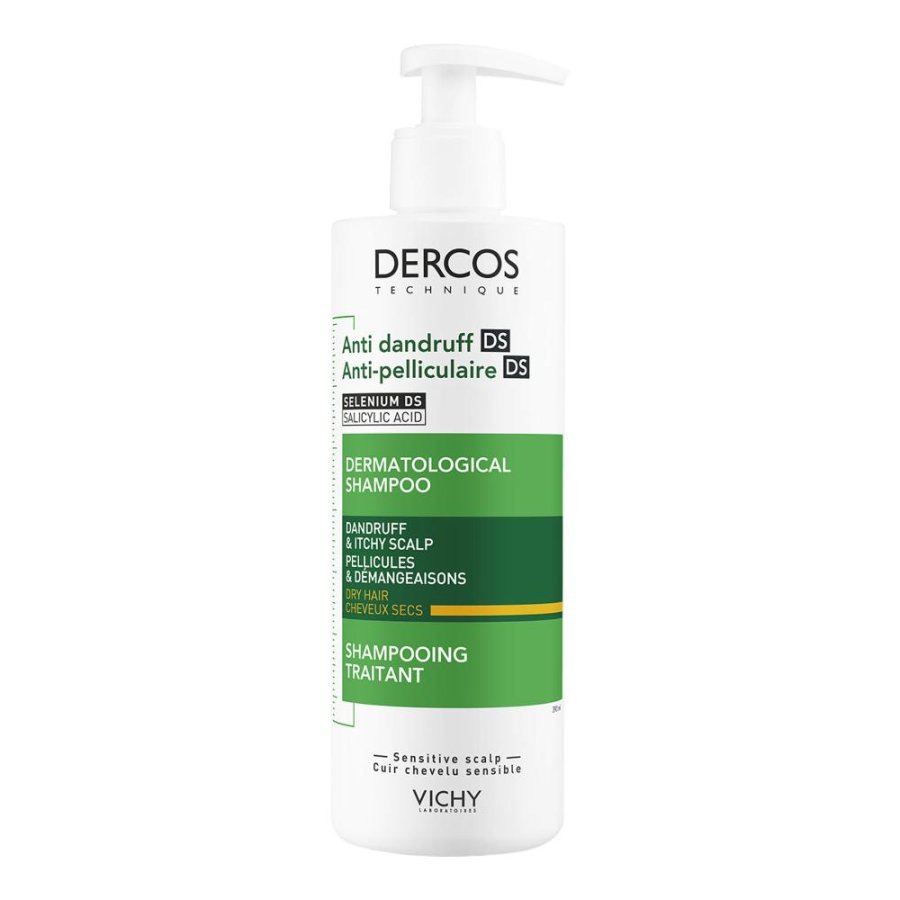 Vichy Dercos - Shampoo Antiforfora DS Capelli Secchi, 390ml Vichy Dercos - Shampoo Antiforfora DS Capelli Secchi, 390ml