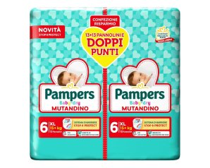 Pampers Baby Dry Mutandino XL 26 pezzi - pannolini a mutandina taglia XL