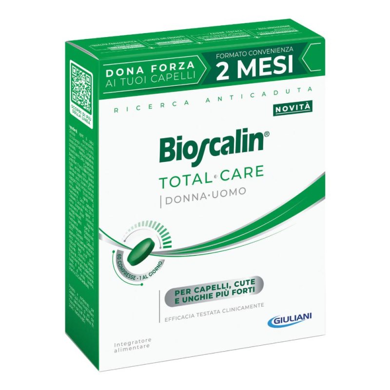 Bioscalin Total Care integratore alimentare 60 compresse – 45 g Bioscalin Total Care integratore alimentare 60 compresse – 45 g