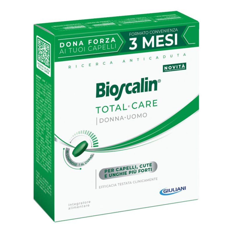 Bioscalin Total Care integratore alimentare 90 compresse – 67 g Bioscalin Total Care integratore alimentare 90 compresse – 67 g