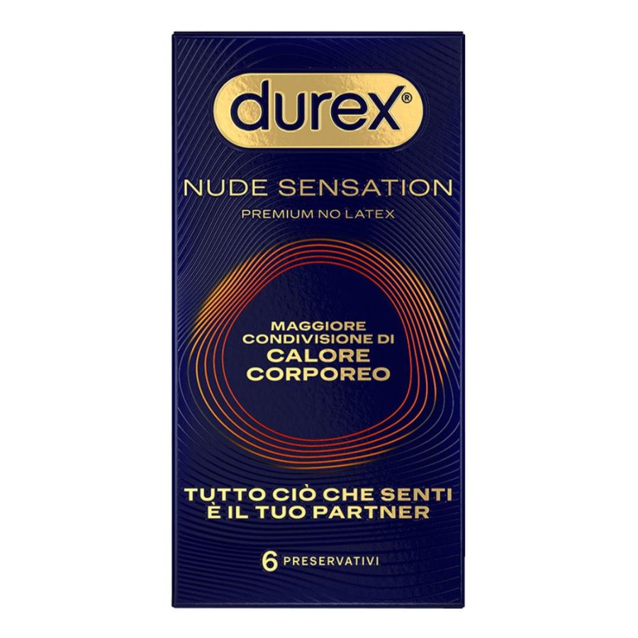 Durex Nude Sensation Condom Preservativi in Nitrile Ultra Sottili ed Extra Lubrificati, 6 Profilattici Durex Nude Sensation Condom Preservativi in Nitrile Ultra Sottili ed Extra Lubrificati, 6 Profilattici
