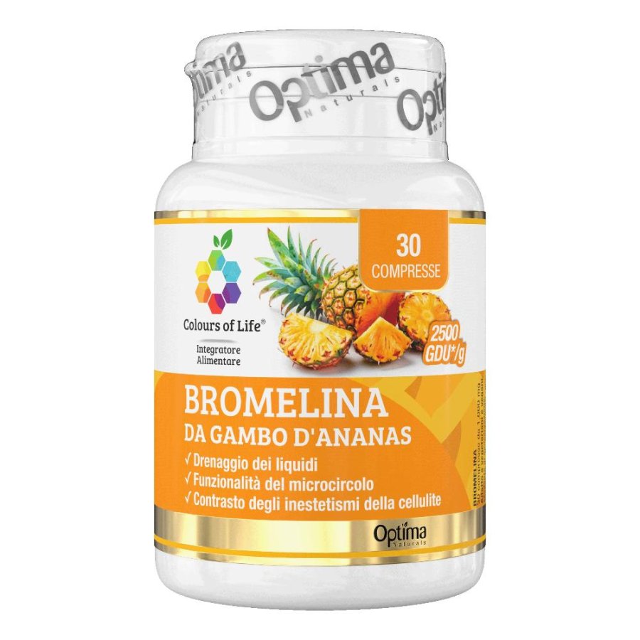 Bromelina Gambo Ananas Integratore Drenante 30 Compresse Bromelina Gambo Ananas Integratore Drenante 30 Compresse