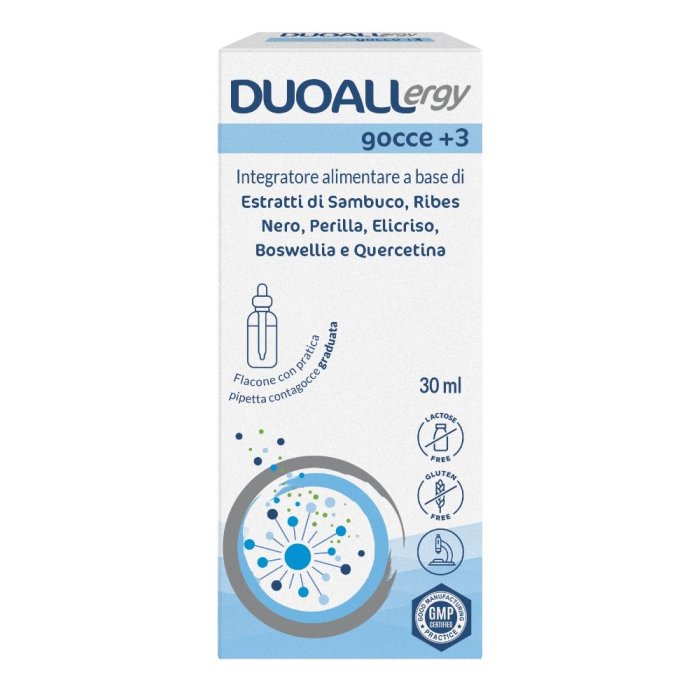 Duoallergy Gocce 3 + 30 Ml - integratore alimentare Duoallergy Gocce 3 + 30 Ml - integratore alimentare