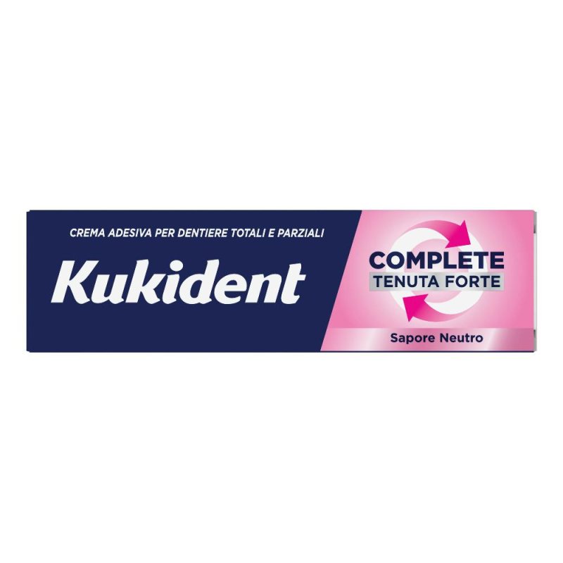 Kukident complete neutro crema adesiva per dentiere totali e parziali 47 g Kukident complete neutro crema adesiva per dentiere totali e parziali 47 g