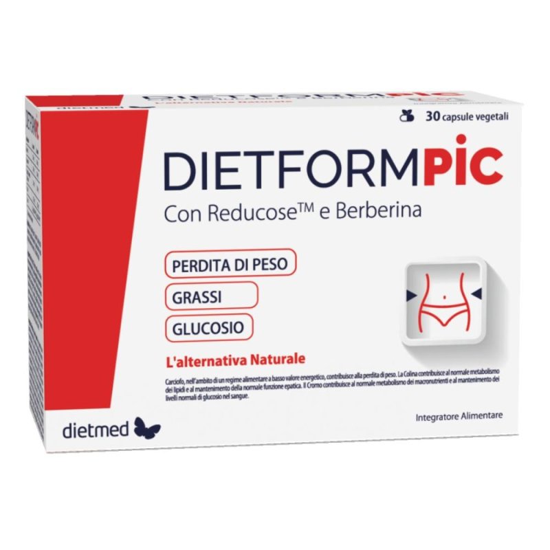 Dietformpic 30 capsule vegetali: integratore per metabolismo e controllo peso Dietformpic 30 capsule vegetali: integratore per metabolismo e controllo peso