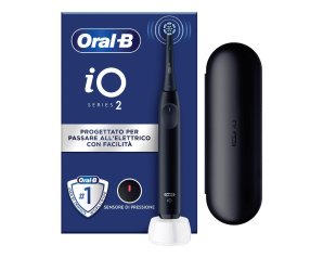 Oral-B iO series 2 clean & care night black spazzolino elettrico colore nero con custodia da viaggio