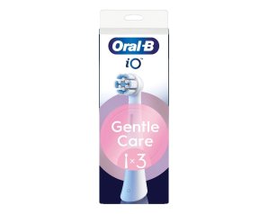 Oral-B iO Testine Di Ricambio Gentle Care colore Bianco, 3 Pezzi