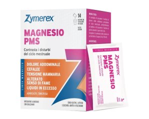 Zymerex Magnesio PMS 14 bustine - integratore al magnesio per sindrome premestruale e ciclo