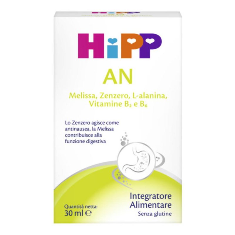 HiPP AN Gocce Orali 30 ml &ndash; Alimento a Fini Medici Speciali per Lattanti con Coliche e Disturbi Gastrointestinali &ndash; Disponibilit&agrave; Immediata Online