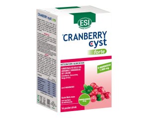 ESI Cranberry Cyst Integratore per il Benessere delle Vie Urinarie al Cranberry 16 Pocket Drink