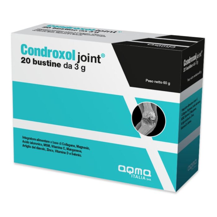 Condroxol Joint Integratore per il Benessere delle Articolazioni con Collagene, Glucosamina e Condroitina – Confezione da 20 Bustine Condroxol Joint Integratore per il Benessere delle Articolazioni con Collagene, Glucosamina e Condroitina – Confezione da 20 Bustine