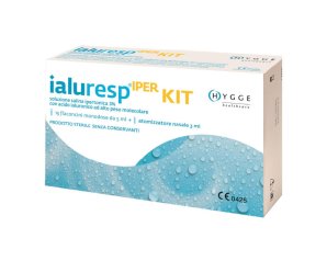 Ialuresp Iper kit 15 flaconcini + atomizzatore - soluzione ipertonica per vie respiratorie