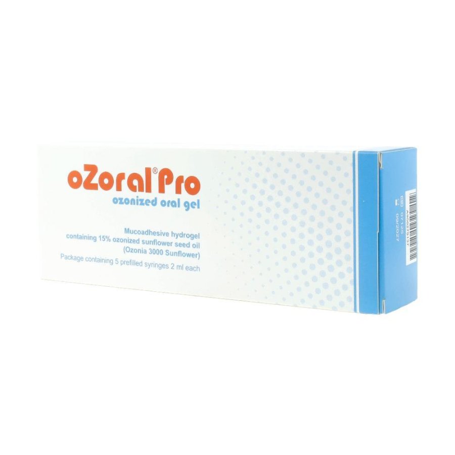Ozoral Pro gel orale confezione 5 siringhe - gel parodontale per tasche gengivali Ozoral Pro gel orale confezione 5 siringhe - gel parodontale per tasche gengivali