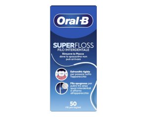 Oral-B superfloss filo interdentale 50 fili pre-tagliati