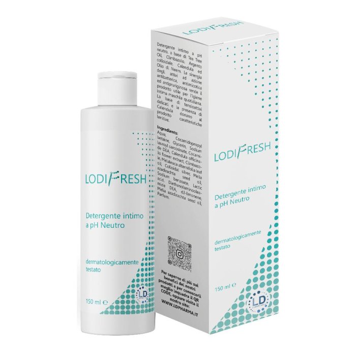 Lodifresh Detergente Intimo Delicato e Rinfrescante 150 ml | Igiene Quotidiana per Pelle e Mucose Sensibili Lodifresh Detergente Intimo Delicato e Rinfrescante 150 ml | Igiene Quotidiana per Pelle e Mucose Sensibili