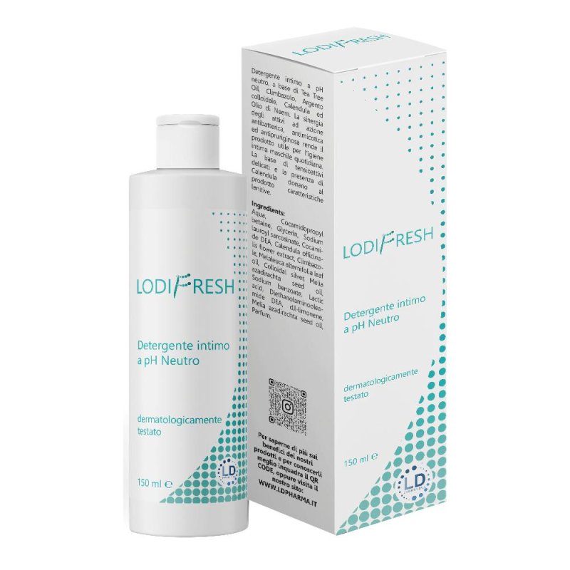 Lodifresh Detergente Intimo Delicato e Rinfrescante 150 ml | Igiene Quotidiana per Pelle e Mucose Sensibili Lodifresh Detergente Intimo Delicato e Rinfrescante 150 ml | Igiene Quotidiana per Pelle e Mucose Sensibili