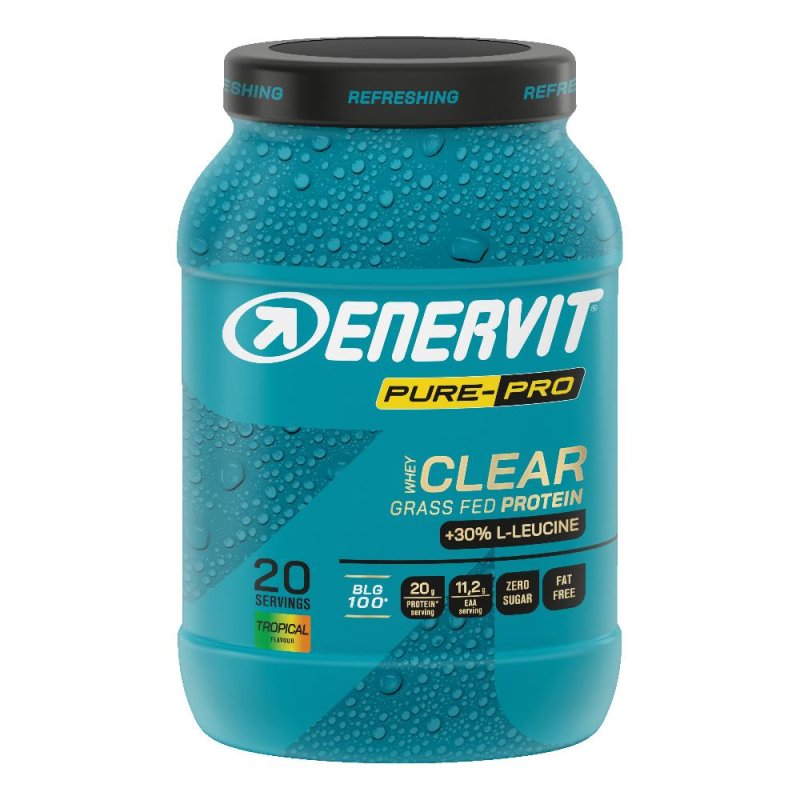 Enervit Pure-Pro Clear Grass Fed Protein proteine del siero del latte tropical 500 g