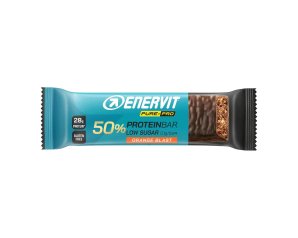 Enervit Pure-Pro - 50% Protein Bar Barretta Alto Titolo Proteico Orange Blast, 55g