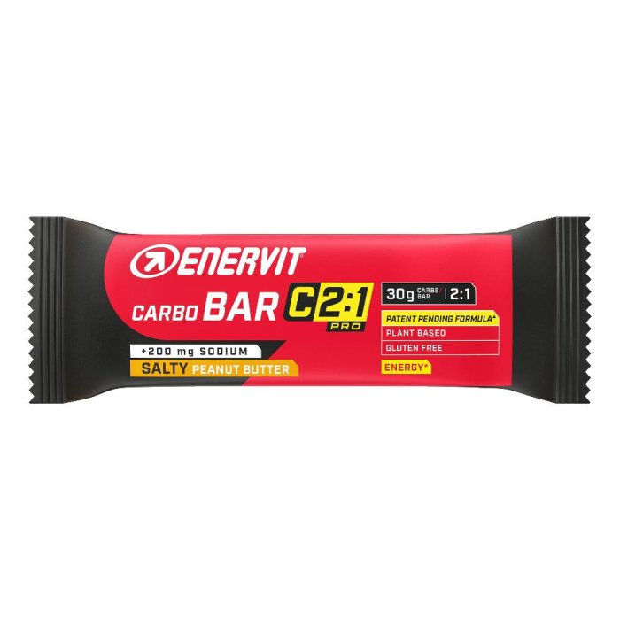 Enervit C2:1 Pro Carbo Bar barretta energetica 45g gusto burro d'arachidi salato Enervit C2:1 Pro Carbo Bar barretta energetica 45g gusto burro d'arachidi salato