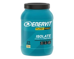 Enervit Pure Pro Isolate Grass Fed Protein Vaniglia integratore proteico 630 g