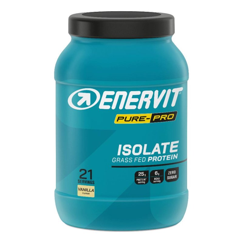 Enervit Pure Pro Isolate Grass Fed Protein Vaniglia integratore proteico 630 g