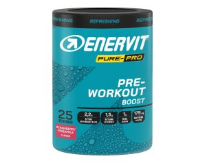 Enervit Pure Pro Pre-Workout Boost integratore pre allenamento 313 g fragola ananas