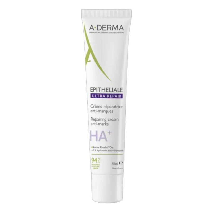 A-Derma Epitheliale - Ultra Repair Crema Ristrutturante Anti-Segni Riparazione Cutanea Lesioni Post-Peeling e Laser con Acido Ialuronico 40 ml A-Derma Epitheliale - Ultra Repair Crema Ristrutturante Anti-Segni Riparazione Cutanea Lesioni Post-Peeling e Laser con Acido Ialuronico 40 ml