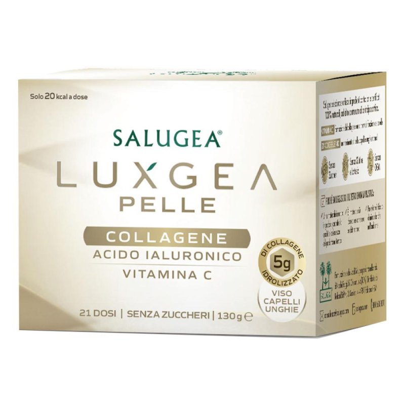 Salugea LuxGea Pelle Integratore di Collagene da Bere Bellezza Pelle 130g Salugea LuxGea Pelle Integratore di Collagene da Bere Bellezza Pelle 130g