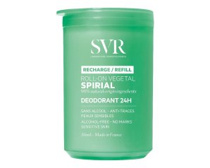 SVR Spirial - Refill Roll-On Vegetal Deodorante per Sudorazione Normale o Eccessiva 50 ml