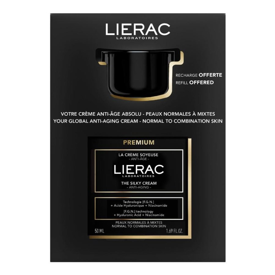 Lierac Premium Coffret Crema Soyeuse 50 ml + Ricarica 50 ml Lierac Premium Coffret Crema Soyeuse 50 ml + Ricarica 50 ml