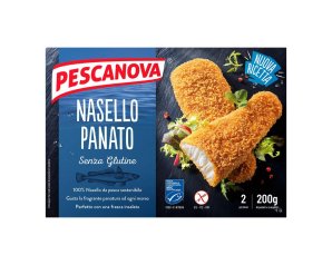 Pescanova nasello panato 200 g - bocconcini di nasello impanati surgelati