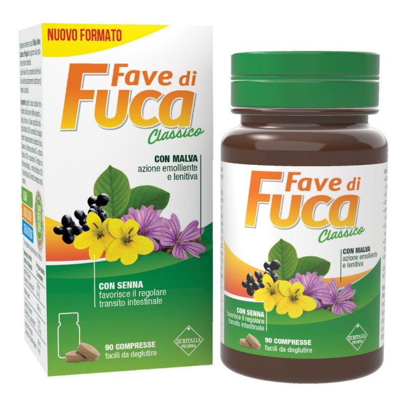 Fave di Fuca Classico integratore naturale per regolarit&agrave; intestinale 90 compresse