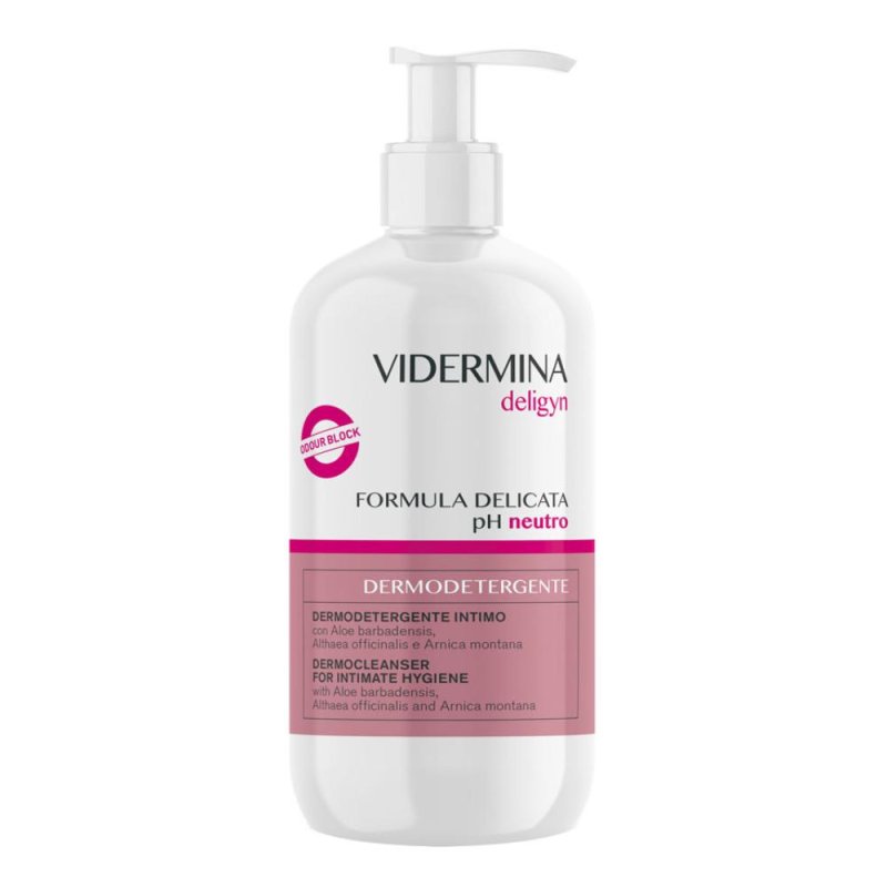 Vidermina Deligyn Detergente Intimo Delicato Donna 500 ml per Igiene Intima Quotidiana Vidermina Deligyn Detergente Intimo Delicato Donna 500 ml per Igiene Intima Quotidiana