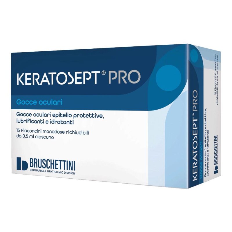 Keratosept Pro gocce oculari - collirio lubrificante e protettivo per superficie oculare Keratosept Pro gocce oculari - collirio lubrificante e protettivo per superficie oculare