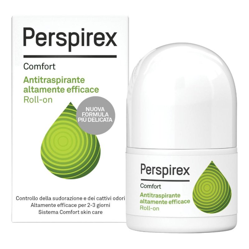 Perspirex Comfort roll-on - antitraspirante a lunga durata per sudorazione intensa Perspirex Comfort roll-on - antitraspirante a lunga durata per sudorazione intensa