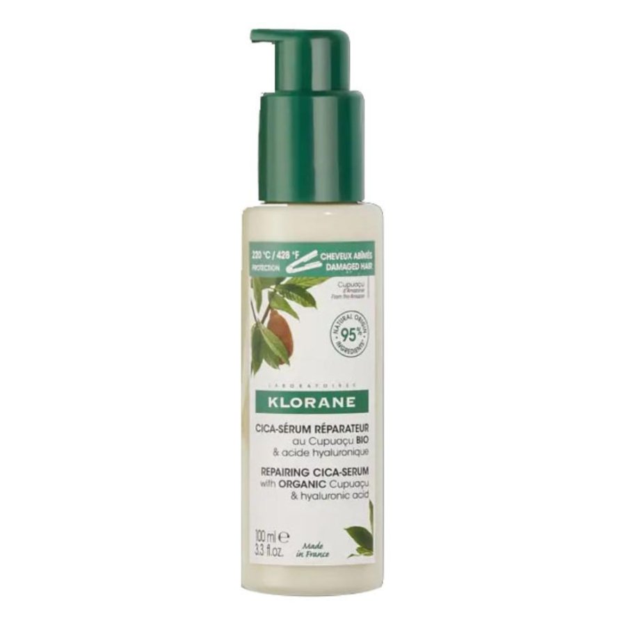 Klorane Cupuacu BIO - Cica Siero Ristrutturante e Termo-protettivo capelli Danneggiati 100 ml Klorane Cupuacu BIO - Cica Siero Ristrutturante e Termo-protettivo capelli Danneggiati 100 ml